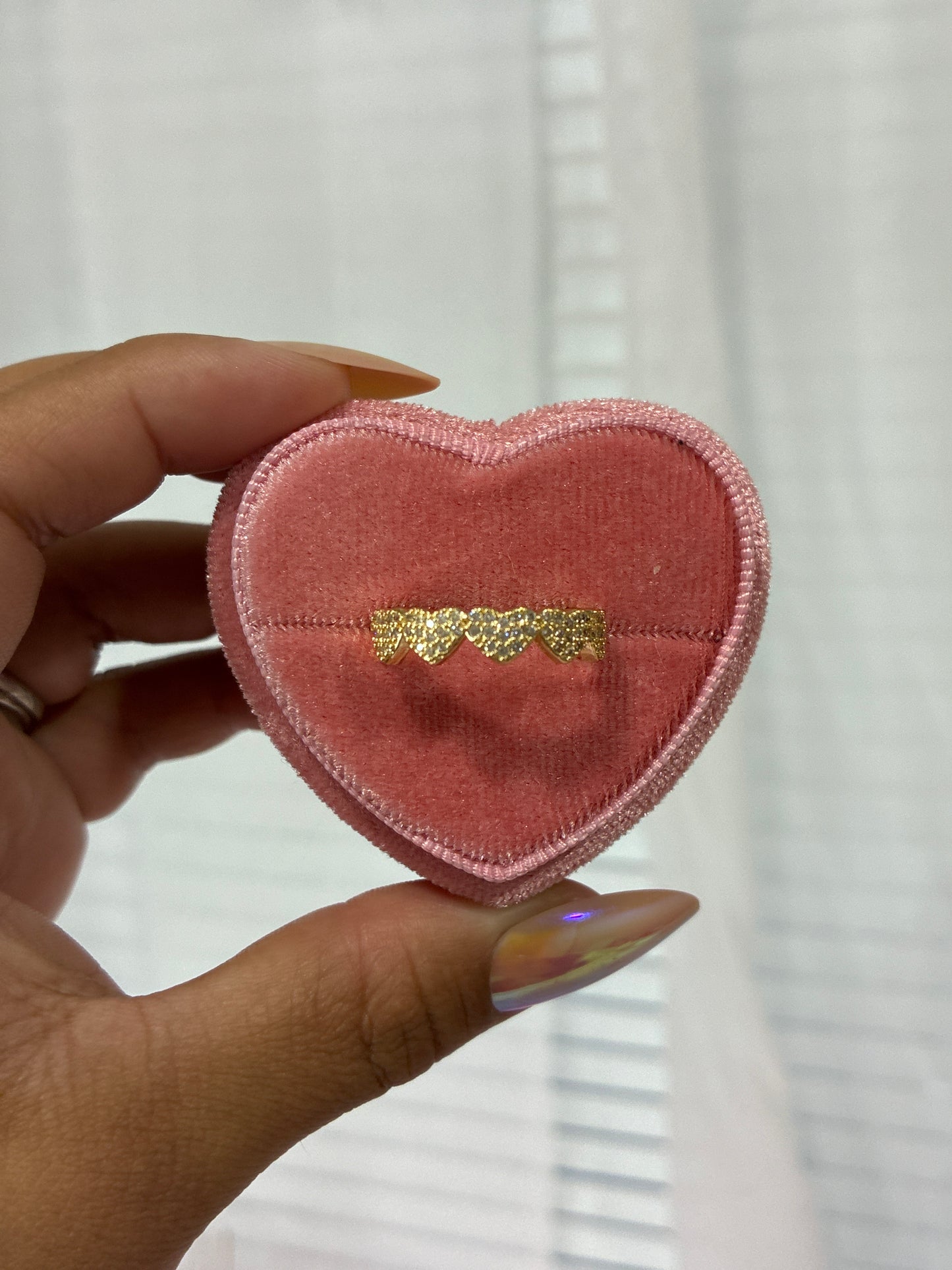 CZ Heart Ring