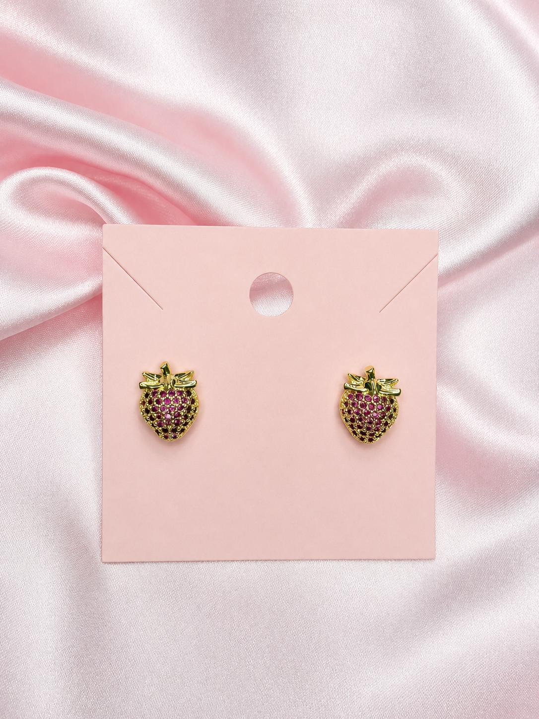 CZ Strawberry studs