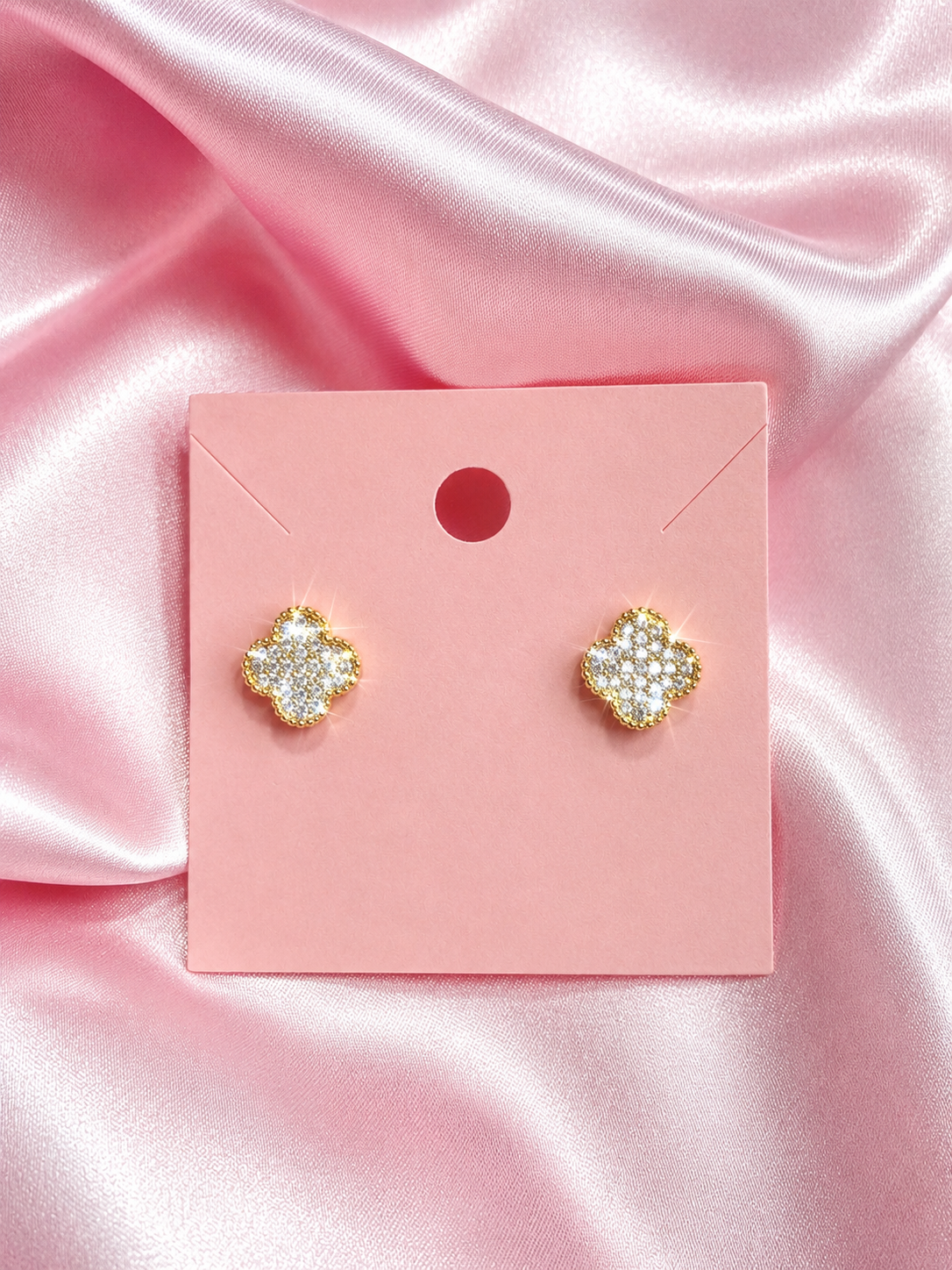 CZ Clover Studs
