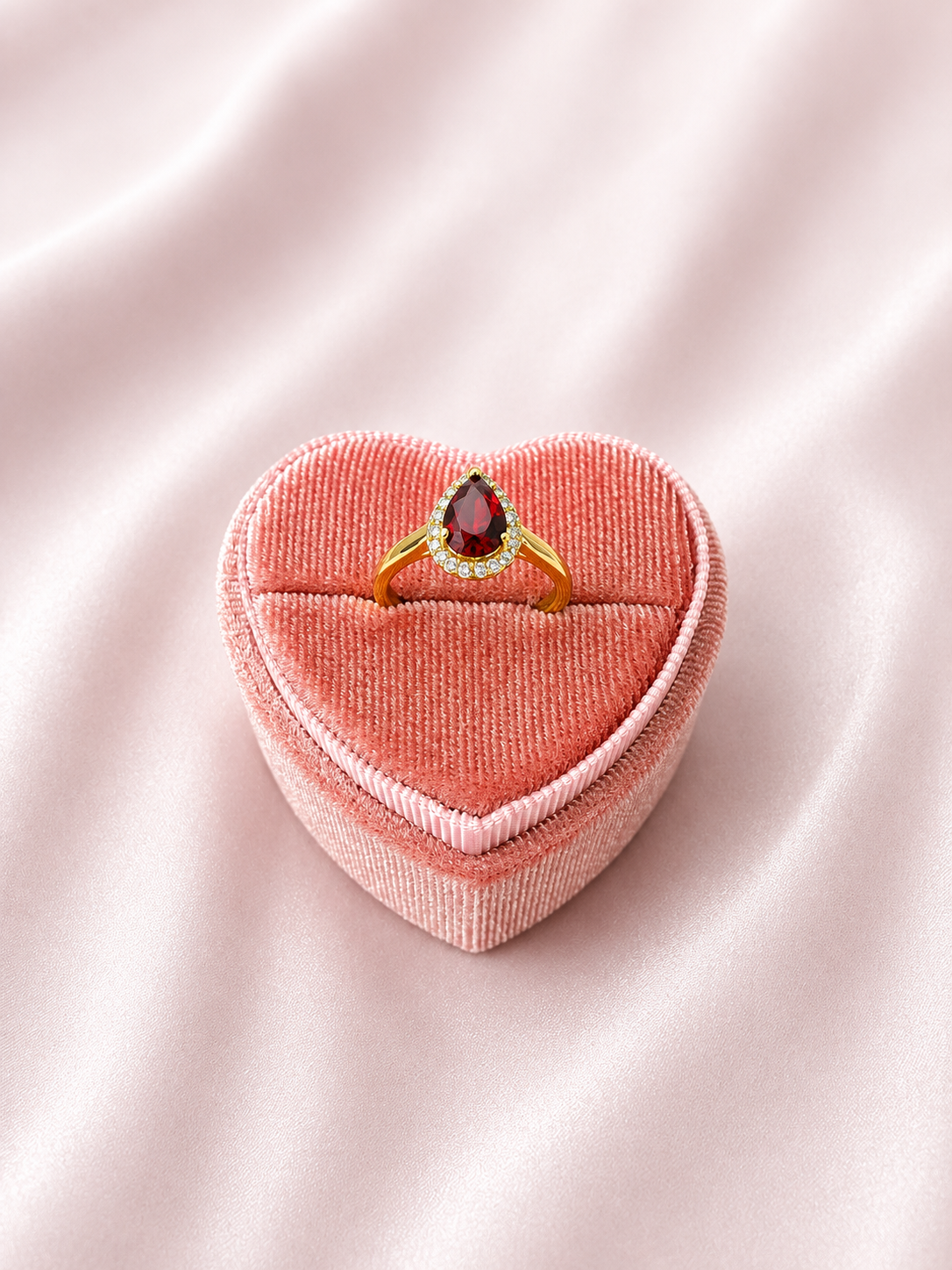Diamond drop ring
