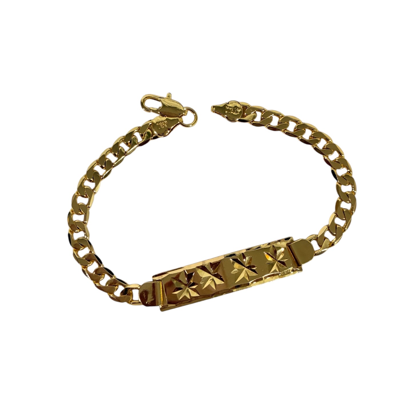 Gold Cut Bracelet