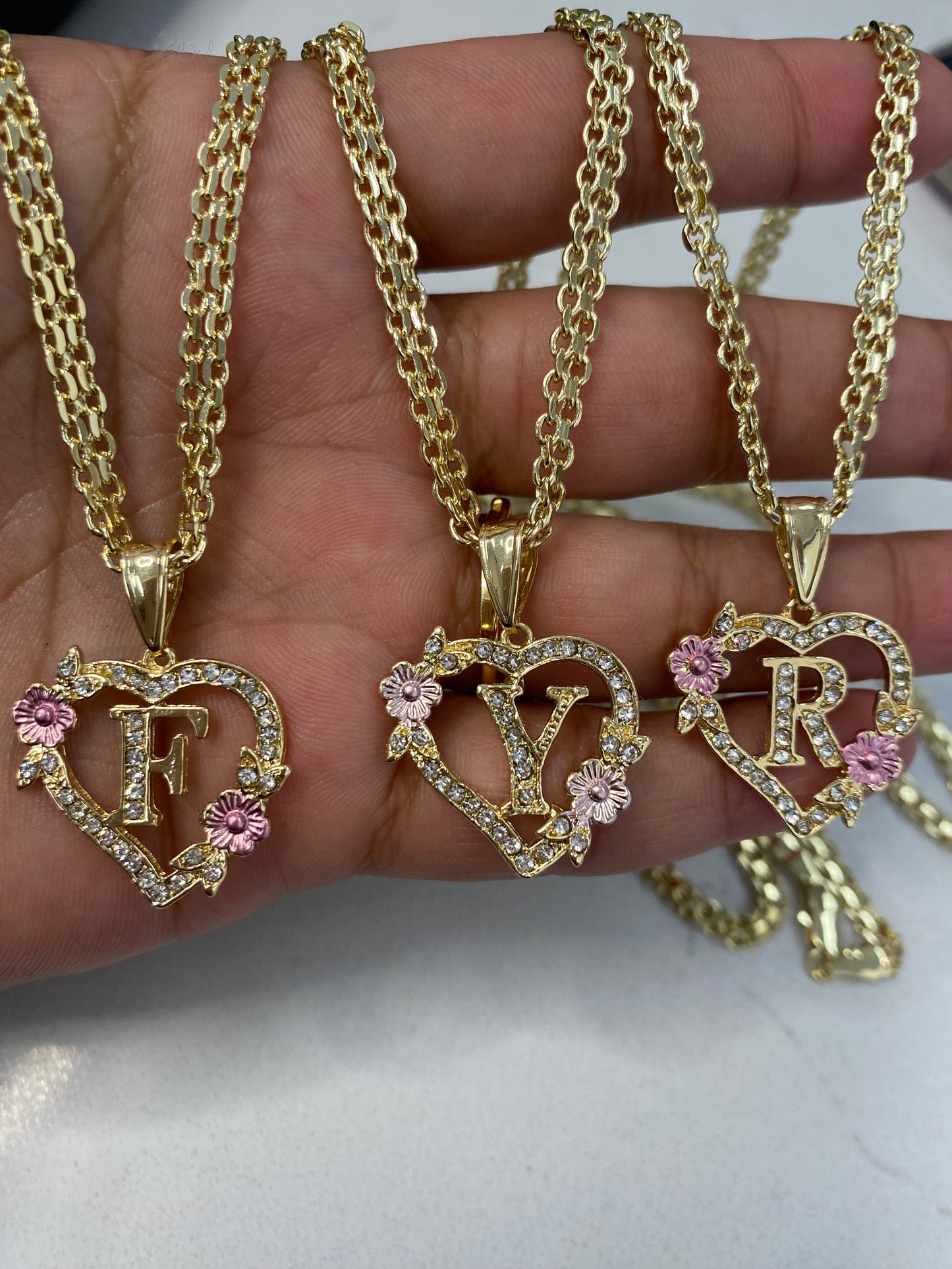 Tejido Chino Necklace & initial pendant
